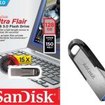 SANDISK ULTRA FLAIR (128GB) USB 3.0 FLASH DRIVE
