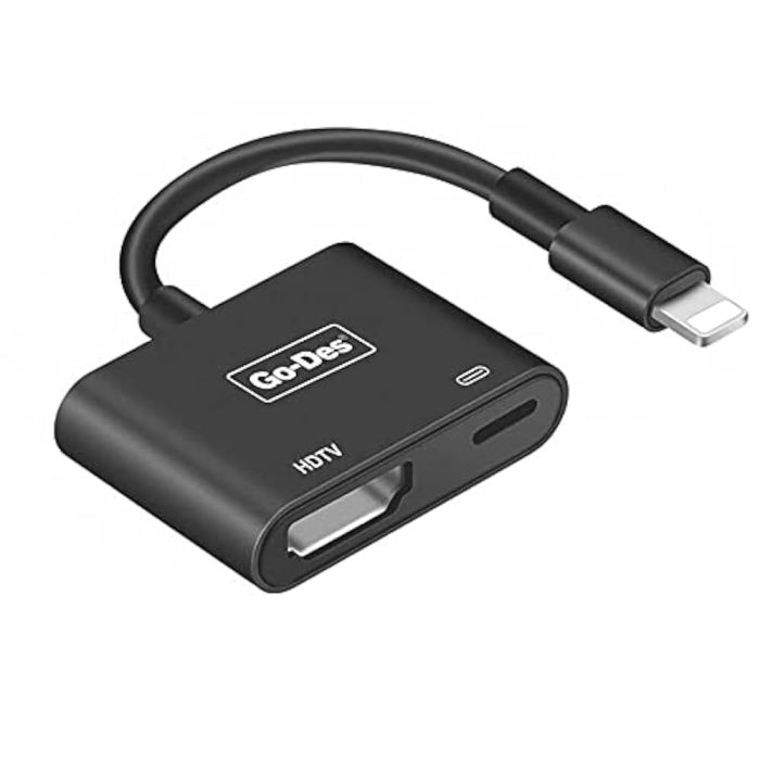 GO DES 2IN1 DUAL OUTPUT HDMI VIDEO CONVERTER IPHONE