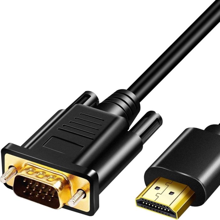 HDMI TO VGA CABLE 1.8 MTR