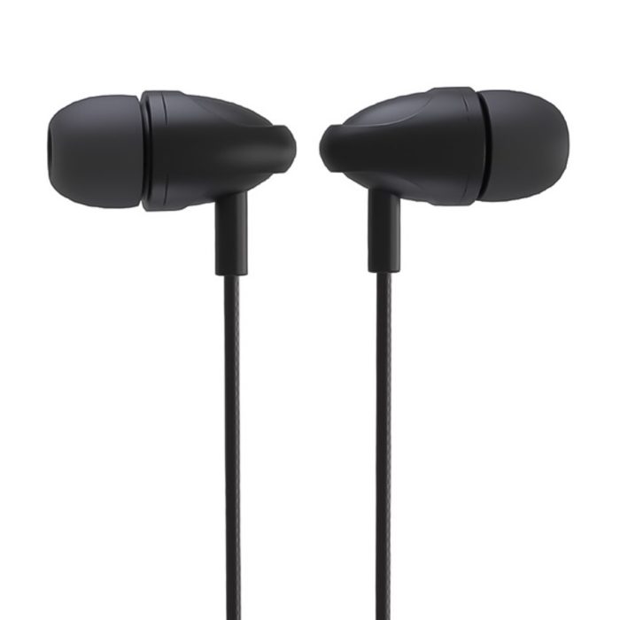 PORODO BLUE STEREO EARPHONE BLACK