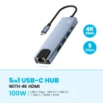 PAWA 5IN1 USB-C HUB WITH 4K HDTV