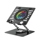 PAWA COOLING STAND WITH RGB LIGHT-BLACK PW-MBSTRGB6-BK