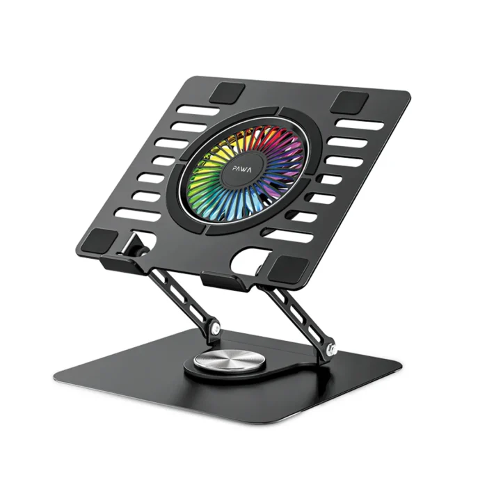 PAWA COOLING STAND WITH RGB LIGHT-BLACK PW-MBSTRGB6-BK
