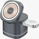 PAWA CUBE 3 IN 1 MAGNETIC MULTI CHARGER WITH ATMOSPHERIC LIGHT