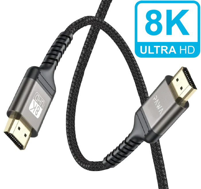 Pawa El-Caro 8k Hdmi to Hdmi PW-ELHD8K5M-BK