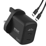 PAWA STOUT GAN TRAVEL CHARGER WITH PD 45W C-C