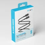 PAWA EL-CARO SERIES USB-C TO USB-C PREMIUM BRAIDED CABLE 2M 100W - WHITE PW-20B100CC-WH