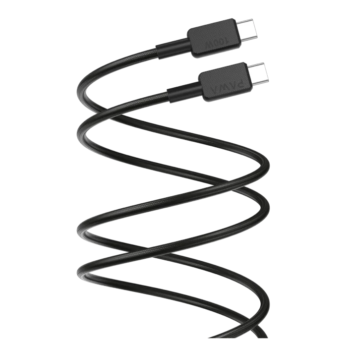 PAWA EL-CARO SERIES USB C TO C 100W BRAIDED CABLE