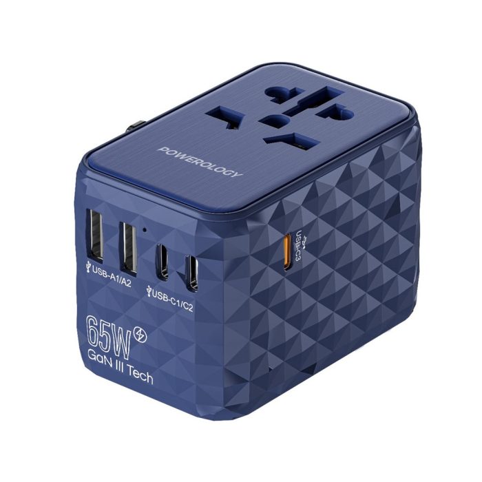 POWERLOGY UNIVERSAL MULTI PORT TRAVEL CHARGER