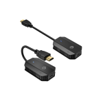 Powerology Wireless HDMI Mirroring Adaptor Pair With USB-C Cable Full HD-Black PHDMRABK
