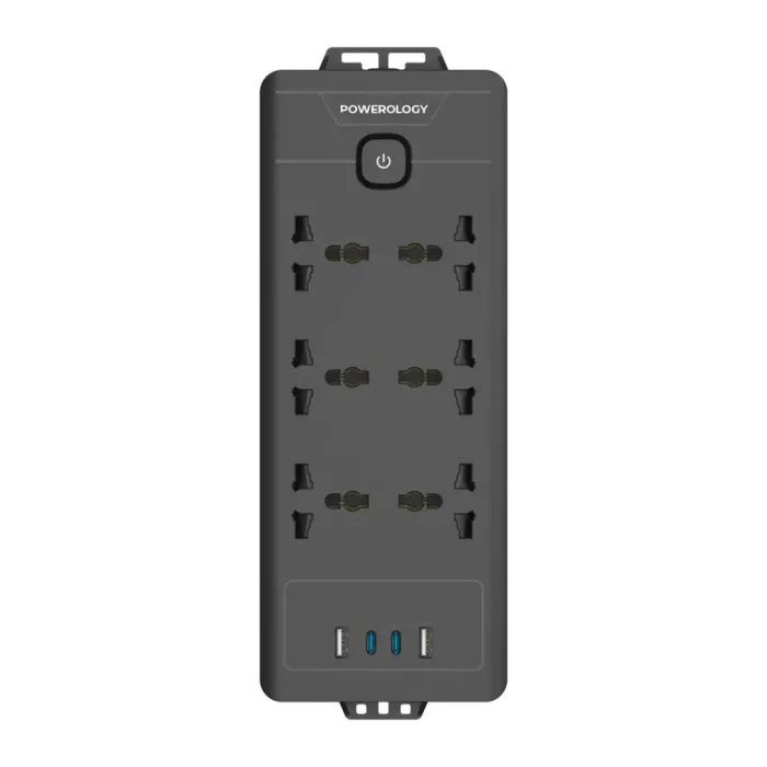 POWEROLOGY 6AC 2500W POWER STRIP