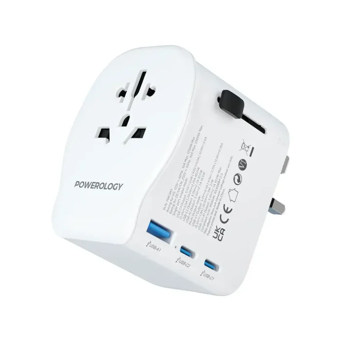 Powerology Universal Travel Adapter 2300W PWCUQC043