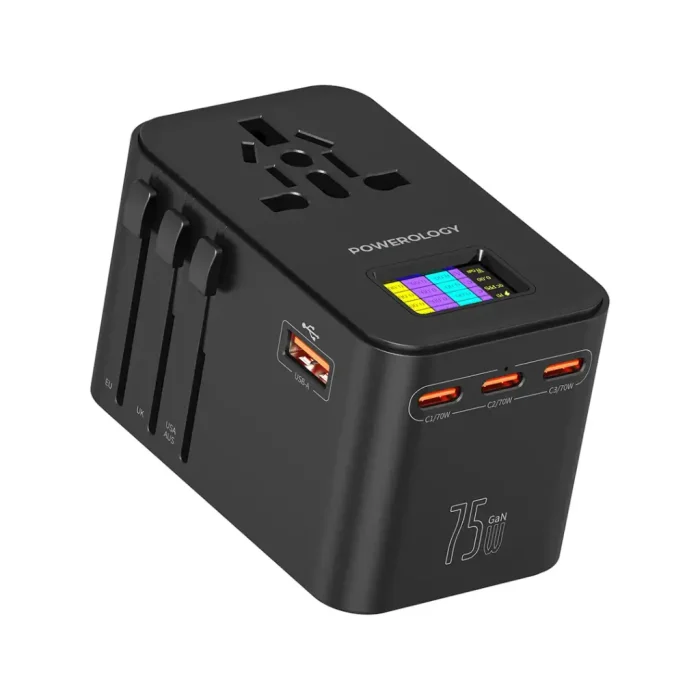 Powerology GaN 75W Universal Charger PWCUQC041