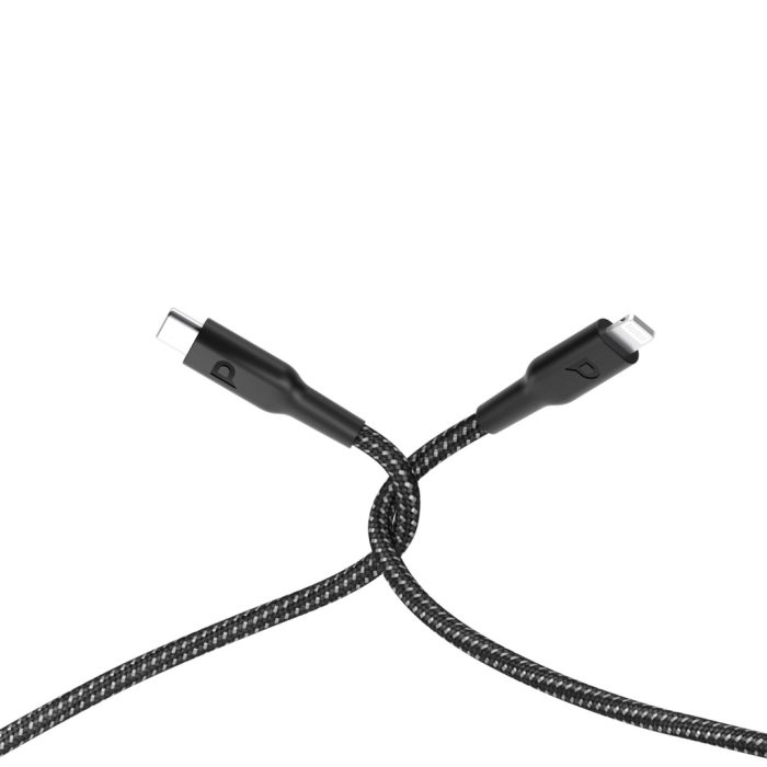 POWEROLOGY BRAIDED USB-C TO LIGHTNING 2M 60W PD BLACK