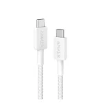 ANKER 322 USB-C TO USB-C CABLE 6FT NYLON WHT
