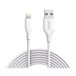 ANKER POWERLINE LI USB-A CABLE WITH LIGHTNING CONNECTOR 10FT WHITE