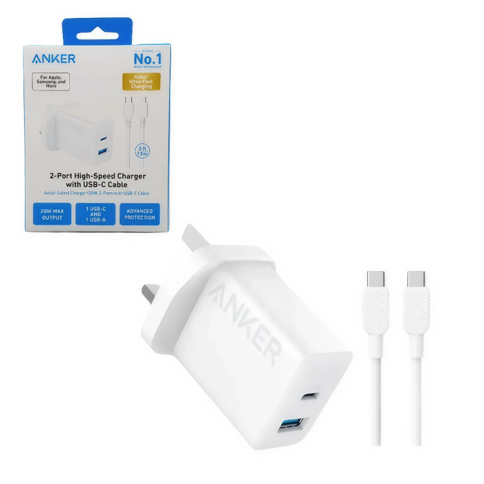 ANKER B2348 20W 2-PORT HOME CHARGER