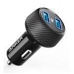 ANKER POWERDRIVE 2 24W WITH MICRO USB 3FT 0.9M CABLE BLACK