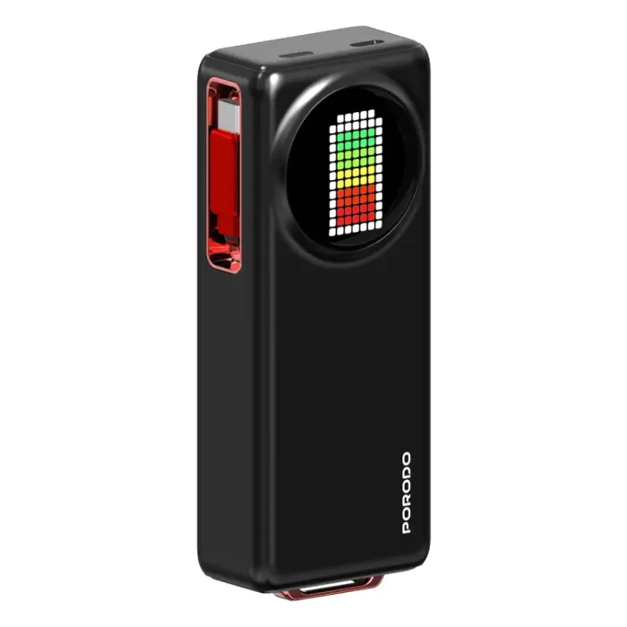 PORODO 10000MAH ANIMATED DISPLAY POWERBANK