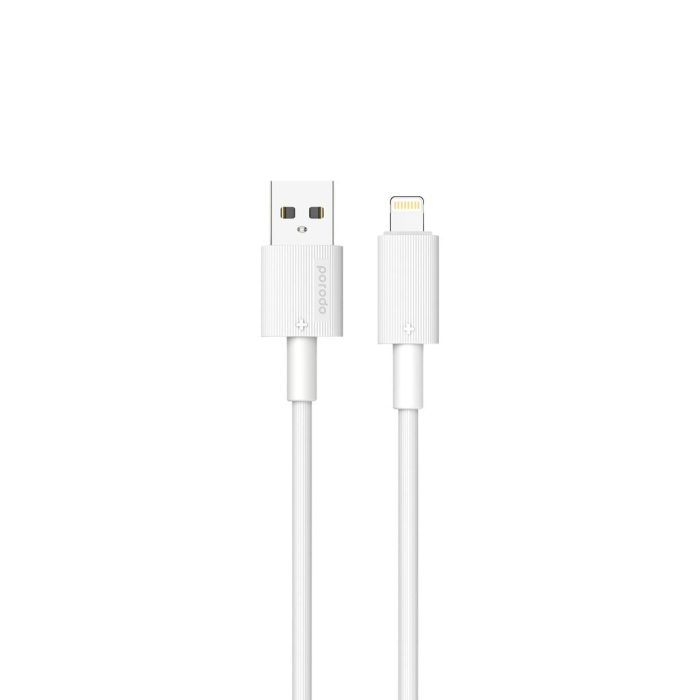 PORODO WOVEN BRAIDED USB-A TO LIGHTNING CABLE 1.2M/4FT