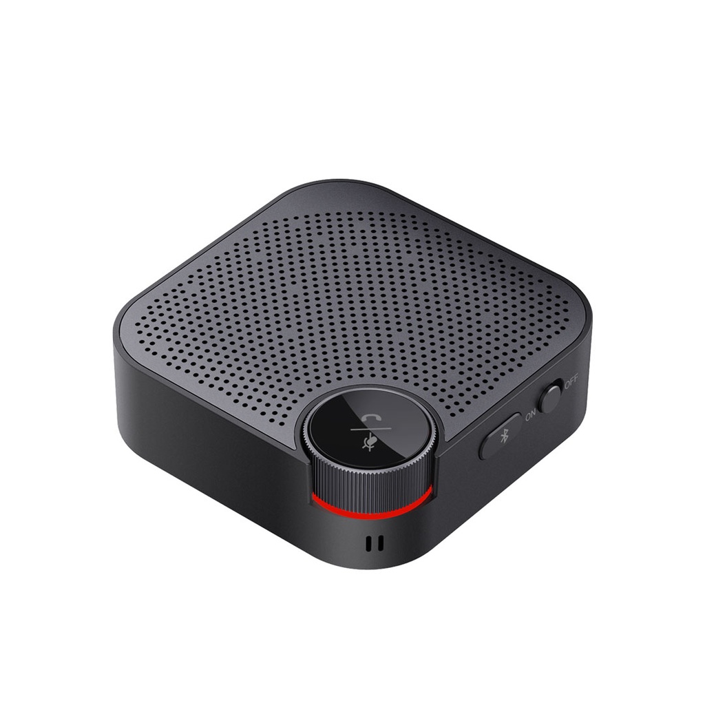 1760450304_1765536910_5BPD-BCNFS-BK5D20Porodo20Bluetooth20Conference20Speaker20with203M20Talking20Distance20-20Black.jpg Porodo Wireless Conference Speaker Omni-Directional Audio Pickup PD-BCNFS-BK - Image 1