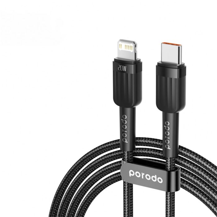 PORODO USB-C TO LIGHTNING CABLE 20W 1M