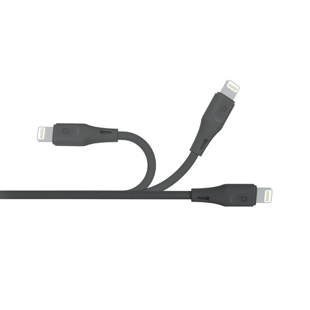 1760509504_1868040708_Porodo20USB20Cable20Lightning20Connector20Combo20Durable20Fast20Charge20and20Data20Cable200.6m2B1.2m2B1.8m-Black.webp Porodo USB Cable Lightning Connector Combo Durable Fast Charge and Data Cable 0.6m+1.2m+1.8m-Black - Image 1