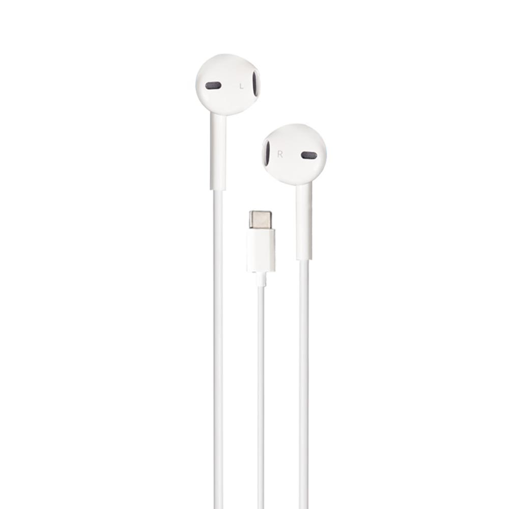 1761067176_1301771892_DOUBLE20EARPHONE20HEATZ20ZE4620TYPE20C20WHITE.jpg DOUBLE EARPHONE HEATZ ZE46 TYPE C WHITE - Image 1