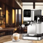 LEPRESSO LATEO 20BAR ESPRESSO COFFEE MAKER WITH MILK FORTHER TOUCH DISPLAY - SILVER