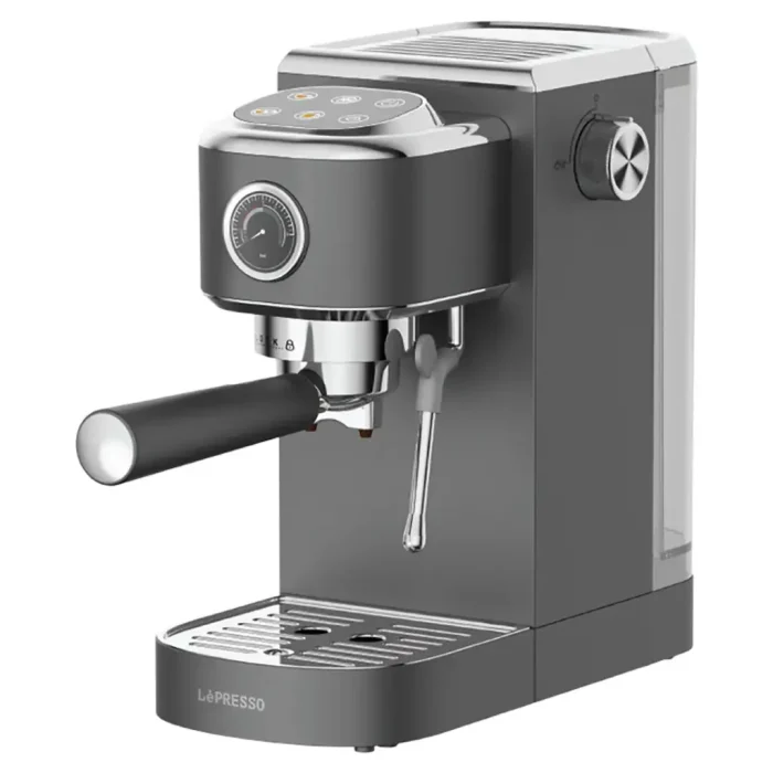 LEPRESSO CAFFE VIRTOUS 20BAR ESPRESSO MAKER WITH FORTHER AND PRESSURE GUAGE